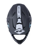 Kenny Racing Decade Full Face Helmet - Black/Turquoise