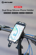 *GUB P15 Bike Gel Phone Holder Dual Strap