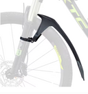 RBRL MTB Mudguard Set - 26-29 inch - Universal Fit -Front Fork & Rear QR Seat post mounted - fits 1.5  - 2.5 inch tyres - Extensive coverage - two point fixation