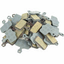 DISC BRAKE PADS - ORGANIC/STEEL, POWERFUL (20 SETS) - 2 PIEC
