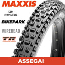 MAXXIS Downhill - ASSEGAI - 29X2.50 - BIKEPARK / DH / TR - Wire 60X2 TPI E25
