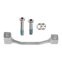 Trickstuff Brake Adapter - Postmount Brake for 23mm Larger Rotor - Inc Titanium Bolts - Silver