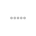 Trickstuff Spare Parts - O-Rings 5x1.1mm For M6x1 - 5 Pcs