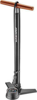 BETO 27in Alloy Floor Pump w/Gauge Wood Handle Schrader/Presta Valve