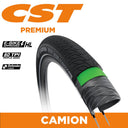CST Tyre Camion 27.5 x 2.0 - Wire 60 TPI - 1165g - Dual Compound - 160kg High Load Rating - E-Cargo Bike Approved - Defender EPS - HL20 - CTC28
