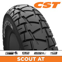 CST Tyre Scout AT - 16 x 4.0 - Wire 60TPI - DC2 Comp E50 Defender Mix TU2 - CEB06