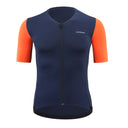 Cyclehaus Elite Jersey SS Navy Blue & Orange - Extra Large