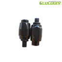 COLOURY Alloy Adjuster Bolt For Road Bike Derailleur Cable - M5 X 18mm - Black - 2Pcs/Bag