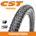 CST Tyre Gravateer - 29x2.50 - Wire 60 TPI - 1490g -  3C Triple Compound - DH Casing - Defender EPS - CMT-03