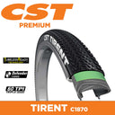 CST Tyre Tirent - 700 x 45 - Folding 60TPI - Dual Comp Defender EPS TR - C1870N