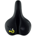 DDK Saddle - City -  with Support & Memory Foam - Steel Rail - Cover Soft Touch - 263x198mm - 514g