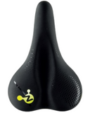 DDK Saddle - Trekking  - Support Foam and Memory Foam - Steel Rail - 268x181mm