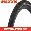 MAXXIS Detonator - 700 X 35 2024 Model - Wirebead 60 TPI - Reflective Strip Black
