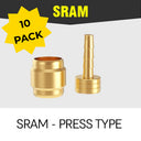 EZMTB Olive & Barb - AVID & SRAM Press Type - 10 pack