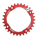 FUNN Chainring  - Solo Narrow Wide - 30T - 104mm BCD - Red