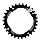 FUNN Chain Ring - Solo Narrow Wide - 34T - 104mm BCD - Black