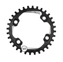 FUNN Chain Ring - Solo 96 Narrow Wide - 30T - Shimano Asymmetric - 96mm BCD - Black
