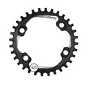 FUNN Chain Ring - Solo 96 Narrow Wide - 32T - Shimano Asymmetric - 96mm BCD - Black