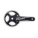 FUNN Crankset - RIDGE - 170mm Arm - 32T 104mm BCD Solo Comp NW Chainring - 68/73mm BB Included - 24mm Axle
