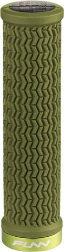 FUNN Grips - Holeshot - One Sided Lock - Triple Fin - 30.5mm - Olive Green