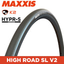 MAXXIS Road - HIGH ROAD SL - 700X28C - HYPR-S / K2 / TR - Carbon Fiber 150 TPI
