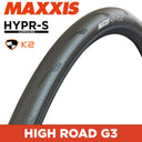 MAXXIS High Road SL - 700 X 25C - HYPR-S K2  Fold Carbon Bead 150TPI Tubeless Ready