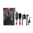 Joe's No-Flats Premium Brush Kit - 5 Piece Kit with Storage Bag
