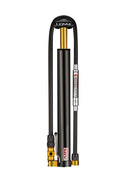 CNC MACHINED, 90psi, ABS, FOOT PEG, PRESSURE GAUGE - BLACK