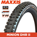 MAXXIS Mountain - MINION DHR II - 26X2.40 - MAXXTERRA / EXO / TR - Foldable 60 TPI E25
