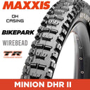 MAXXIS Minion DHR II - 29 X 2.40  - Wirebead Tubeless Ready - 60TPIx2 DH Casing