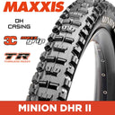 MAXXIS DOWNHILL - MINION DHR II - 29X2.40 - 3C MaxxGrip / DH / TR - Foldable 60X2 TPI E25