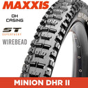 MAXXIS Downhill - MINION DHR II - 27.5X2.40 - ST / DH - Wire 60X2 TPI E25