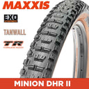 MAXXIS Minion DHR II - 29 X 2.60 WT Folding 60TPI EXO TR Tanwall
