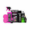 Muc-Off eBike Essentials 6 Pce Kit-Cleaner, Sponges, Brushes, Lube
