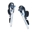MICROSHIFT Drop Bar Shifter - R9 SB-R492 - 2x9 Speed - Pair (Shimano Road) Silver