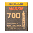 MAXXIS Tube - Ultralight 700 X 23/32 75g - PV48 Removable Presta Valve Core