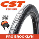 CST Tyre Pro Brooklyn - 27.5 x 2.0 - Wire 27 TPI - 975g - Single Compound - 95kg Load Rating - Defender Allround - Reflective Strip - C1996