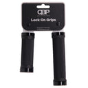 *QBP Lockon Grip 130mm & 90mm Black with Alloy Closed End
