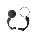 QBP Bar End Mirror M05 - Mirror Size:71mm(Dia) Handle Size:45mm Handle Size:95mm
