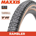 MAXXIS Gravel - RAMBLER - 700X38C - EXO / TR / Tanwall - Foldable 60 TPI E25