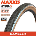 MAXXIS Gravel - RAMBLER - 700X45C - HYPR-X / EXO / TR / Tanwall - Foldable 120 TPI E25