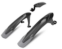 RBRL MTB Mudguard Set - 26-29 inch - Universal Fit -Front Fork & Rear chain stay Mounted - fits 1.5  - 2.5 inch tyres - Extensive coverage - two point fixation