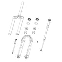 FORK CSU - DEBONAIR - 29B 51 OFF-SET TAPER ANO BLACK (NO GRA