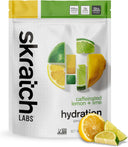SkratchLabs Drink Mix Lemon & Limes (caffeine), 20-Serving Resealable Bag