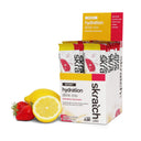 SkratchLabs Hydration Sports Drink Mix - Strawberry Lemonade - Single Serving 20 Pack
