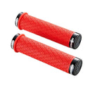 SRAM Downhill Silicone Lock On Grips, Clamps & Plugs Red