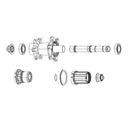 Kit Complete Axle Assembly MTH-746 Cassette Rear