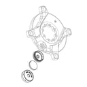 POWER METER BATTERY LID + COVER QUARQ RED 2X AXS & AERO FRC