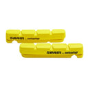 Yellow Swiss Stop Carbon Rim Brake Pad Inserts Road