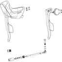 Shifter Clamp Kit EDR Red Force eTap AXS Pair